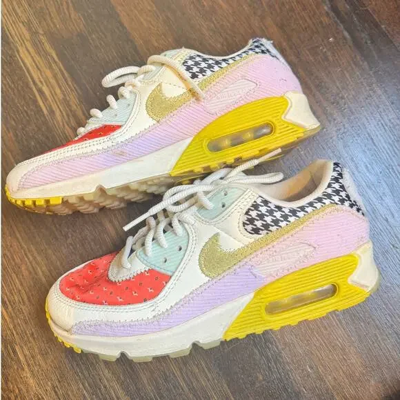 Nike Multicolor Athletic Sneakers — Red, Yellow, Pink, Blue, Black, White - Picture 3 of 6